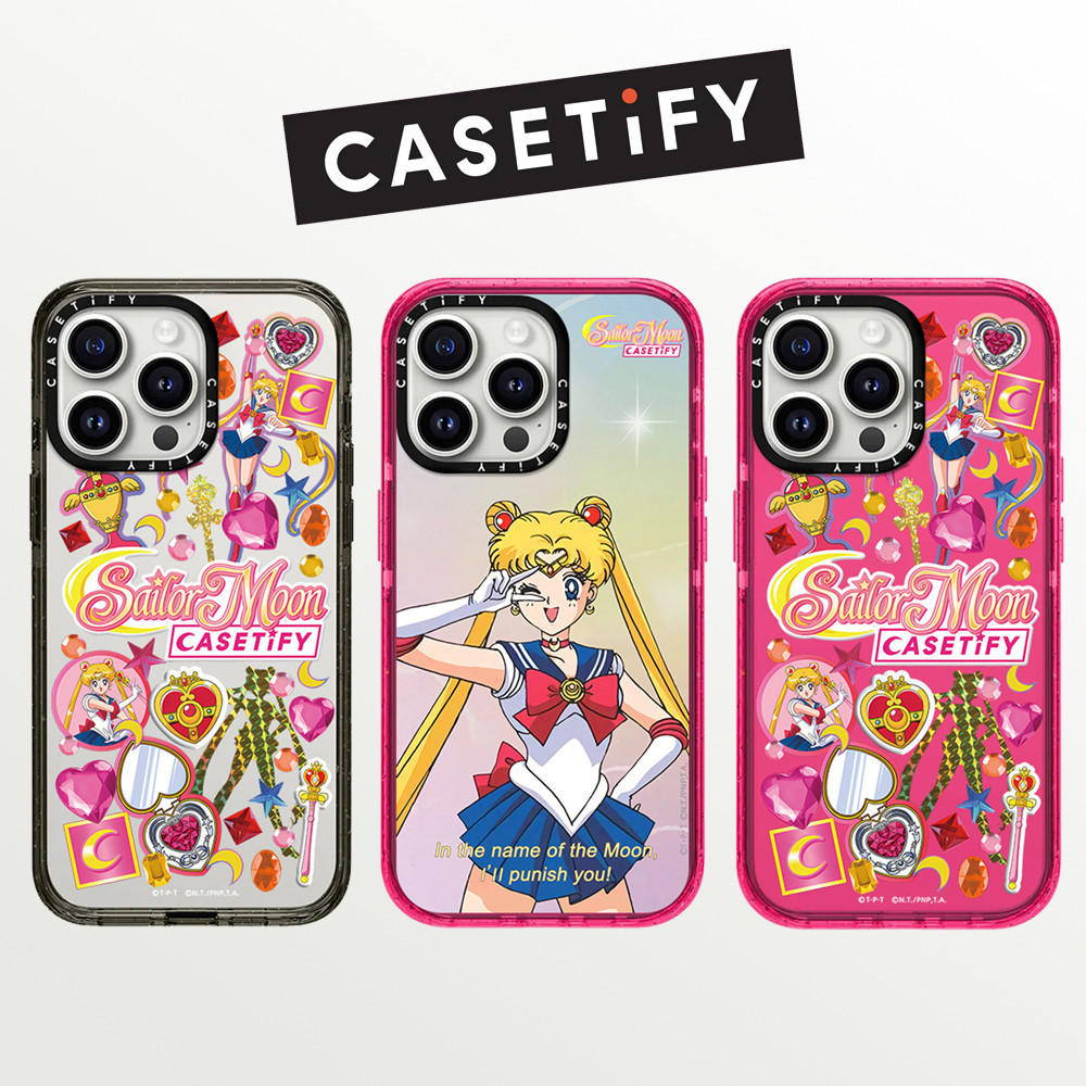Estojo Transparente De Alta Qualidade CASETI Para iPhone 15 Plus 15promax 15promax 14 14promax 14promax 13 13promax Sailor Moon 12 12promax iPhone11