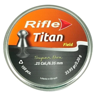 CHUMBINHO RIFLE TITAN FIELD 6,35MM 33,95GR 150UN SUPER BOX