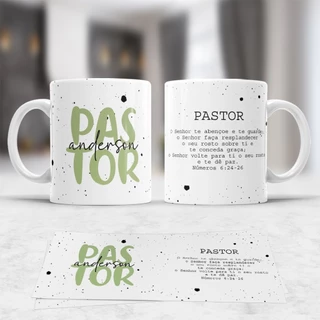 Caneca Personalizada Para Pastor Com Nome