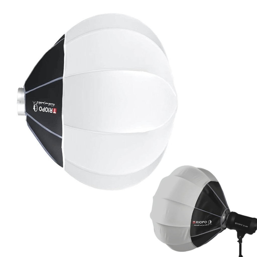 Softbox Triopo KQ65 Balão Chinês Lanterna 65cm Montagem Bowens