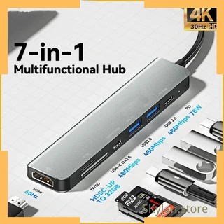 Essager-USB Tipo-C para HDMI-compatível Laptop Dock Station, adaptador divisor, Hub para Macbook Pro Air M1 M2, USB 3.0