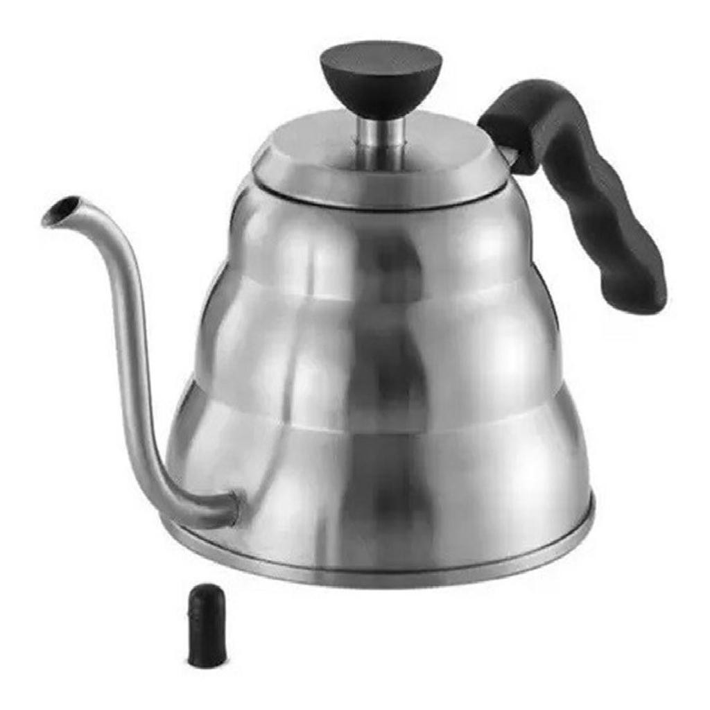 Chaleira Inox Bico De Ganso Tipo Hario Decorada Fino ! Litro