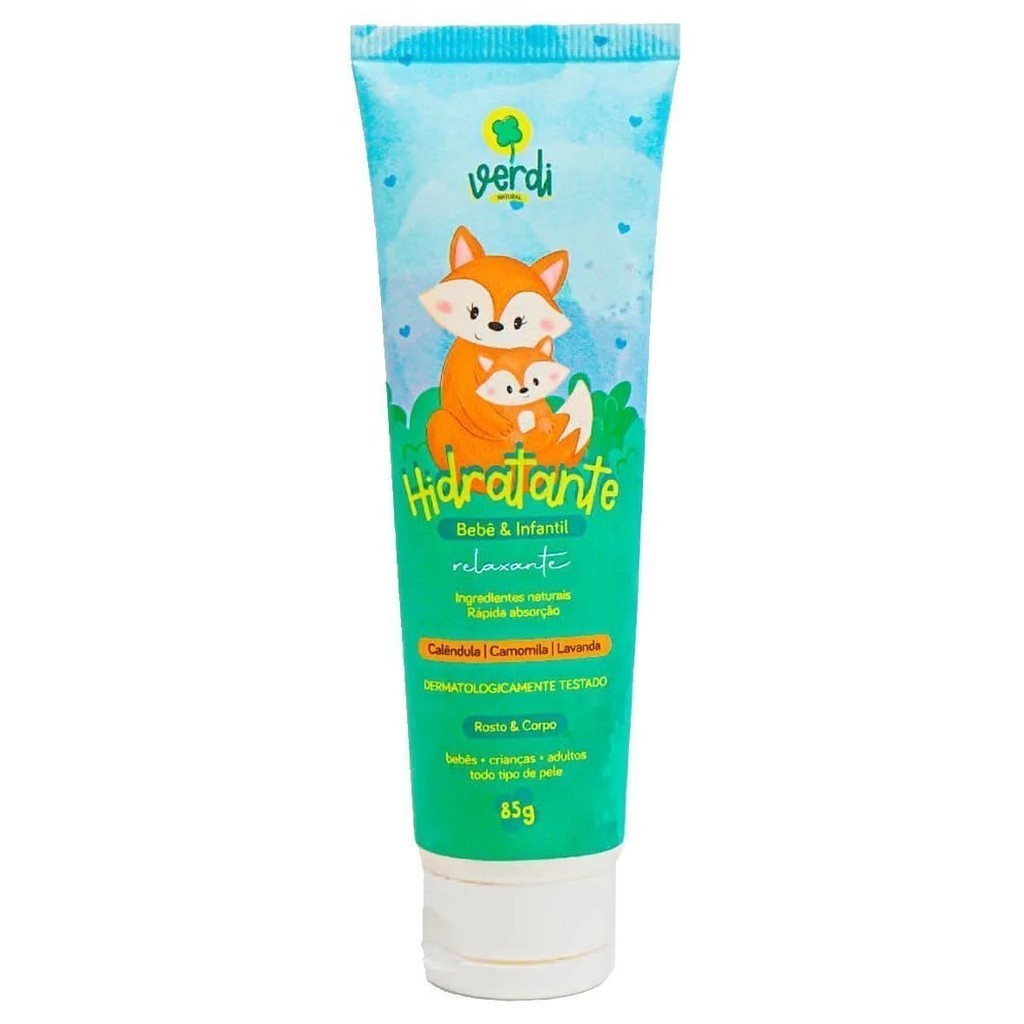 Hidratante Bebê e Infantil Relaxante 85g Verdi Natural