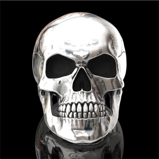 1PC Fashion Ghost Head Skull Ring , Acessórios De Jóias Alloy Vintage