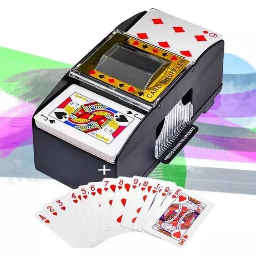 Embaralhador Automático Cartas Uno Baralho Profissional | Shopee Brasil