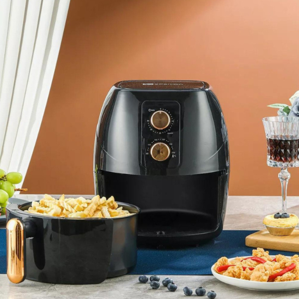 Fritadeira Elétrica Air Fryer Digital 3.5 Litros 1800W Sem Óleo Fácil E Rápido 110V