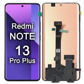 Tela Oled Display Frontal Xiaomi Redmi Note 13 Pro Plus + 5G Sem Aro