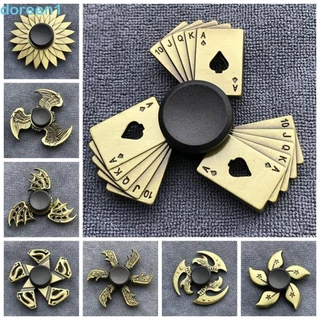 DOREEN Fidget Spinner , Metal Zinco Liga De Finger Puzzle Toy ADHD Ansiedade Fria E Divertida Brinquedos De Fiação À Mão Para Crianças
