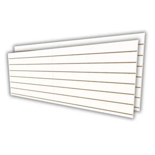 Painel canaletado 90x240 Branco mdf canaletado E-nichos