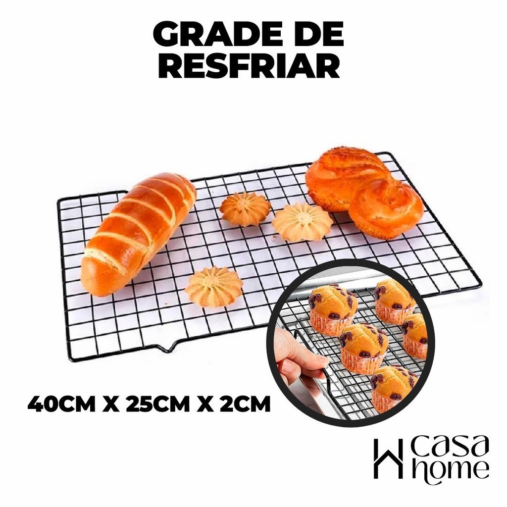 Grade Confeitaria Antiaderente Para Resfriar Alimentos Bolos Biscoitos Doces