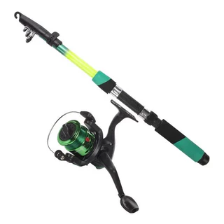 Vara De Pesca 12-20lbs  Com Molinete Linha Barato em Oferta na Shopee