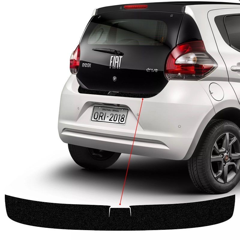 Soleira Do Porta-Malas Mobi 2018 Adesivo Protetor Traseiro