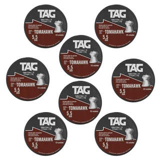 8un - CHUMBINHO TOMAHAWK 5,5MM - C/ 125PC - TAG