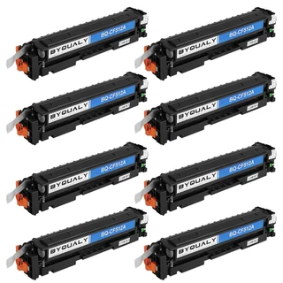 8un Cartucho Toner Byqualy Compativel c/ CF512A Yellow 0,9K