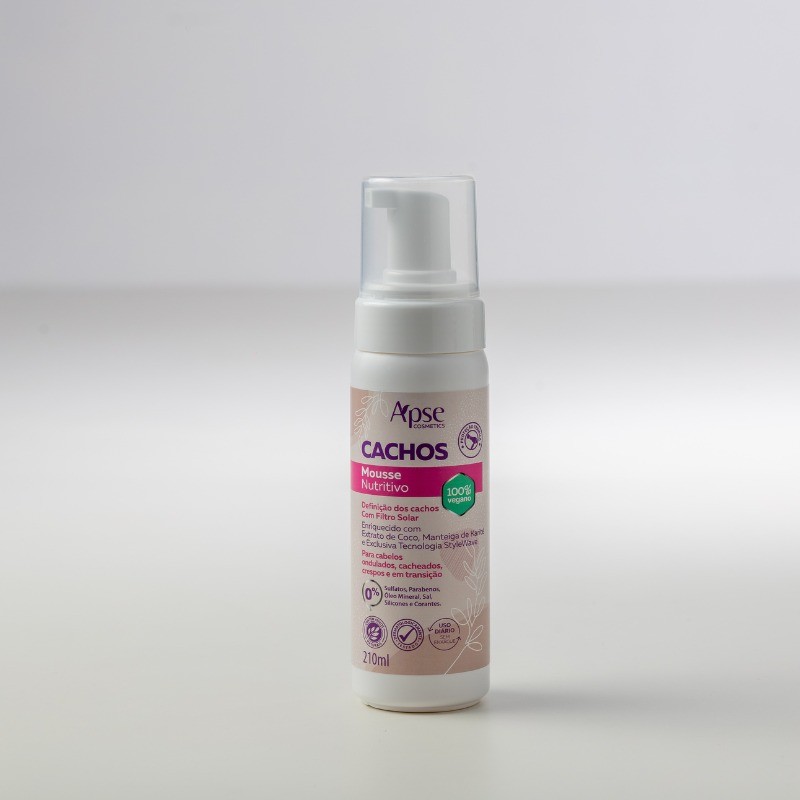 Mousse Nutritivo Cachos 210 ml - Low Poo - Ação Condicionante | Shopee ...