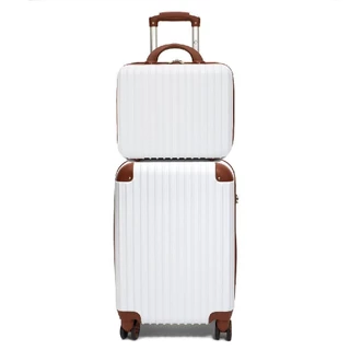 Kit Mala De Viagem Bordo Padrão ANAC 10kg 55x35x25 cm E Frasqueira Grande Bordo Mão