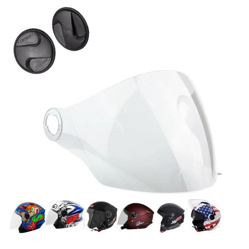 VISEIRA CAPACETE NEW LIBERTY TRHEE mais Botão reparo reposição New Liberty Three Elite Atomic Promoção Atacado Liquidação