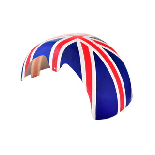 Paralama Traseiro Scooter Elétrica Bandeira da Inglaterra 50x25cm