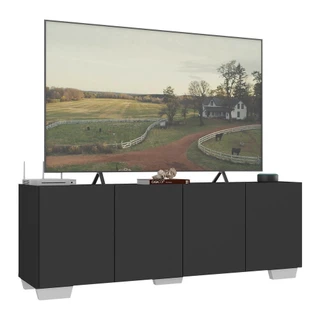 Rack para TV até 50 Polegadas com 4 Portas Multimóveis MP1072