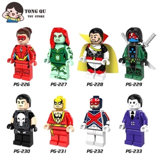 Super Villain Minifigures Minifigures Poison Ivy Building Block Coleção de Bonecas Modelo Aniversário Brinquedo Presente