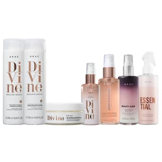 Kit Braé Divine Revival Shine Beauty Sleep Essential Repair (7 Produtos)