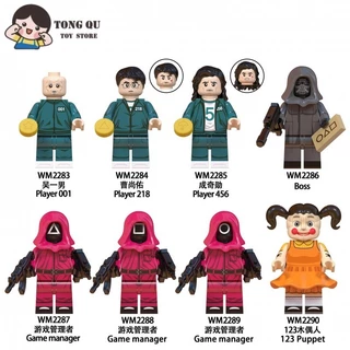 Minifiguras de Drama de Tv Jogo de Lulas Bloco de Construção de Bonecas Modelo de Coleção de Bonecas de Aniversário