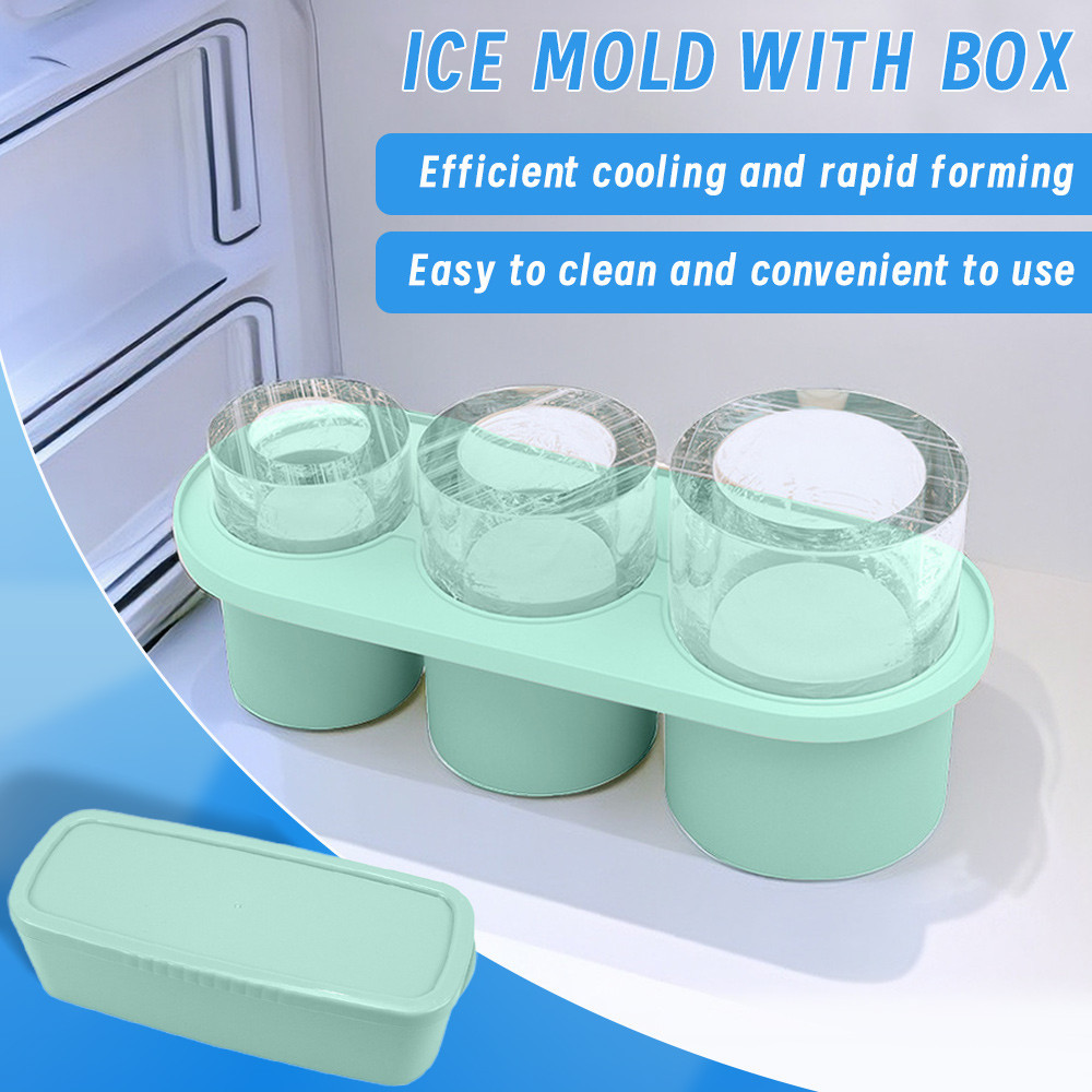 Bandejas Para Cubos De Gelo Em Silicone stanley Com Tampa Removível Resistente A Derramamento Recipientes Moldes De Alimentos Bebês