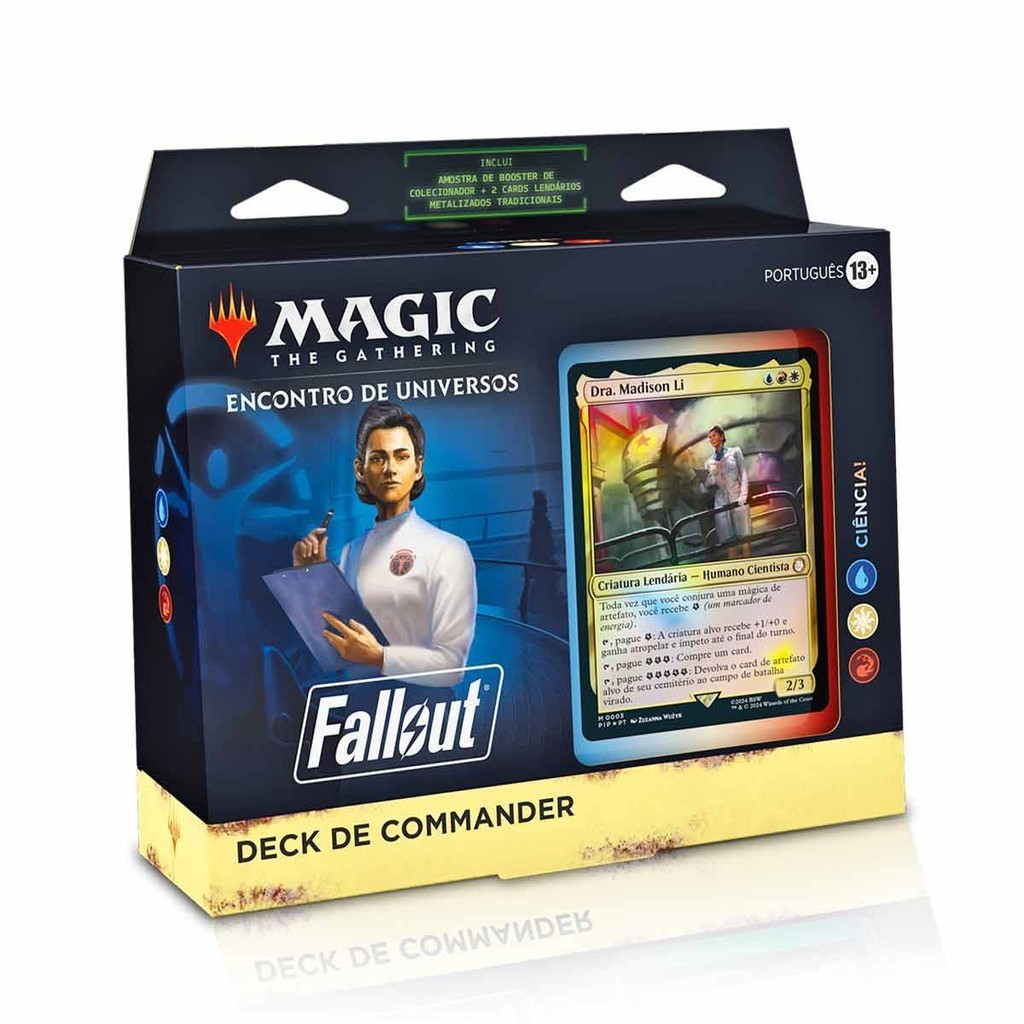 Magic Fallout Commander Deck - Science! - Inglês