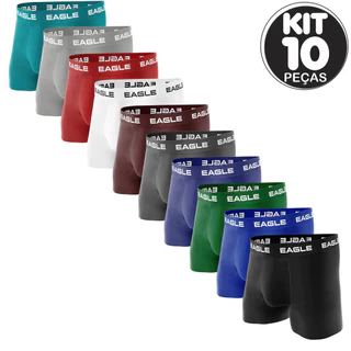 Kit Com ATÉ 15 Cuecas Boxer Masculina Extremamente Confortável Para o Dia a Dia
