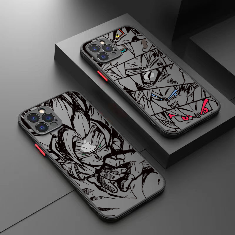 Anime D-Dragon Balls Mala Telefônica Para Xiaomi Mi 13T Pro 11T 12T 13 14 Lite 11 5G NE Poco X5 X4 X3 F5 X6 F3 Capa Translúcida Fosca