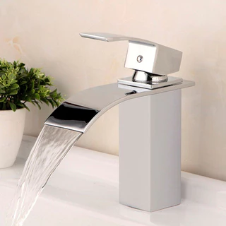 Torneira Banheiro Lavabo Luxo Aço Inox Preto Prata Dourado Monocomando Mono Comando Com Misturador Água Quente e Fria