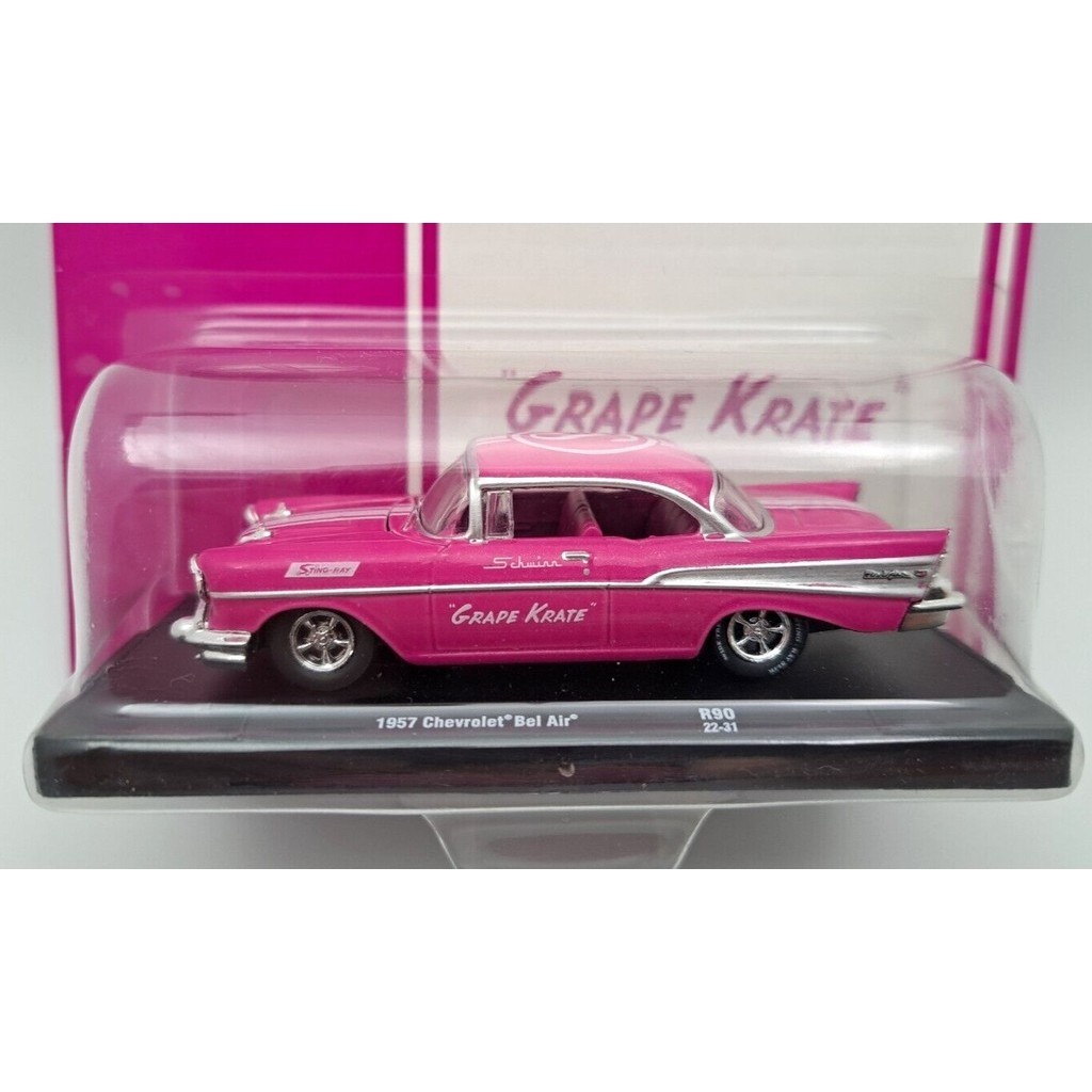 NEWモデル Machines M2 Air Bel Chevrolet 1957 Miniatura 1:64 Schwinn 乗用車