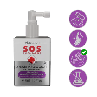 Tratamento Dream Magic Coat SOS Salva Cabelo Vita Seiva 70Ml