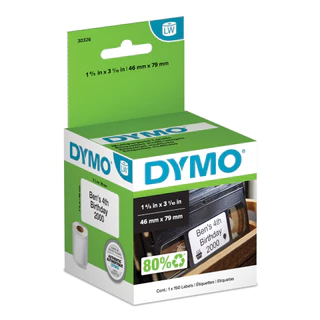 Etiqueta para impressora Térmica DYMO Label Writer 550 - 46 x 79 mm Rolo c/ 150 uni