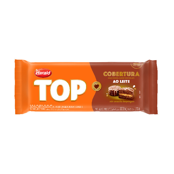 COBERTURA AO LEITE TOP HARALD 1.01KG