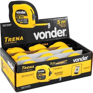 Trena curta de aço 5 m x 19 mm com 12 peças - Vonder