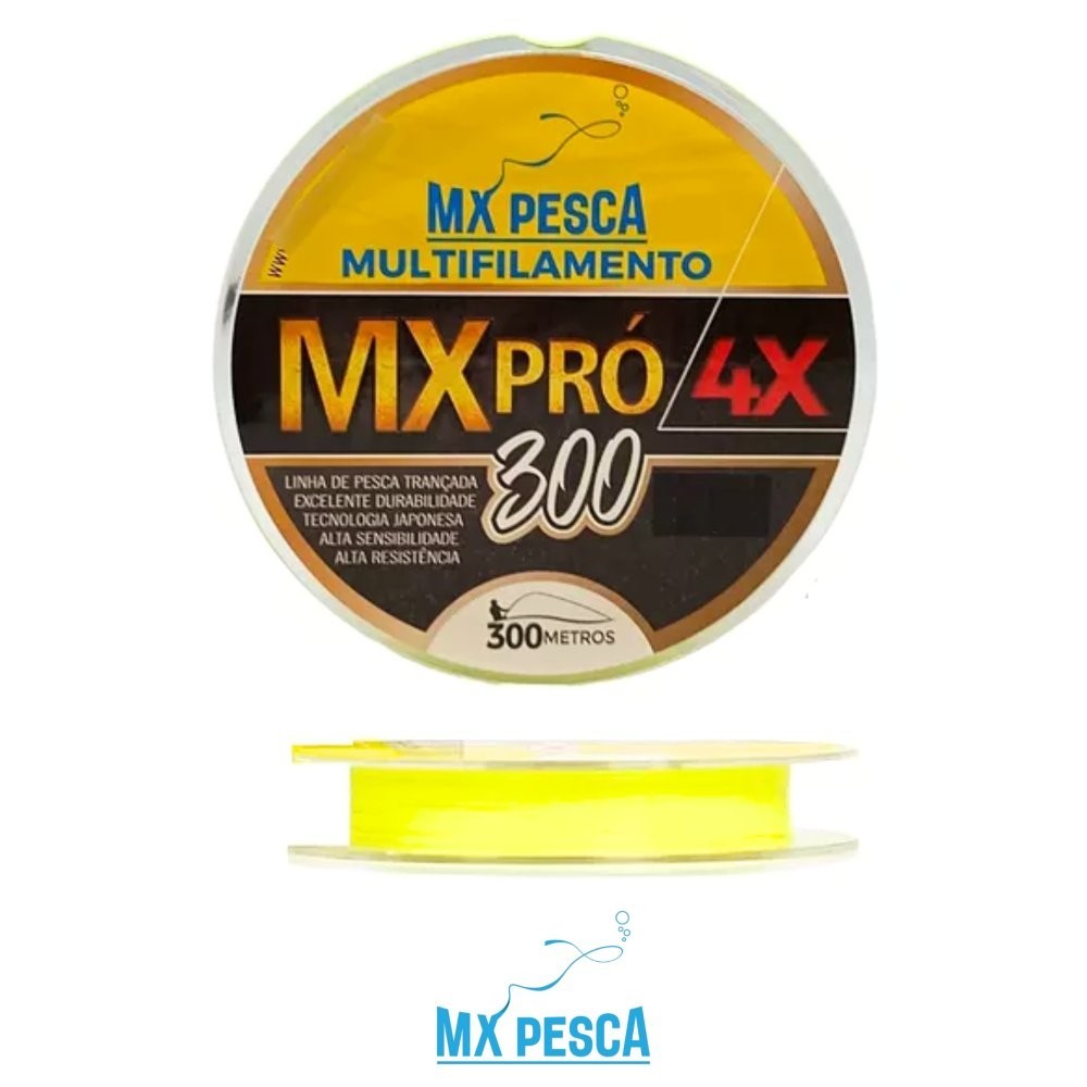 Linha Multifilamento MX Pro | Amarela 300m