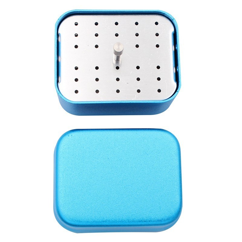 Porta Frese Dentale In Alluminio Per Autoclave - 4 Tipi, 72 Fori - VV Dental