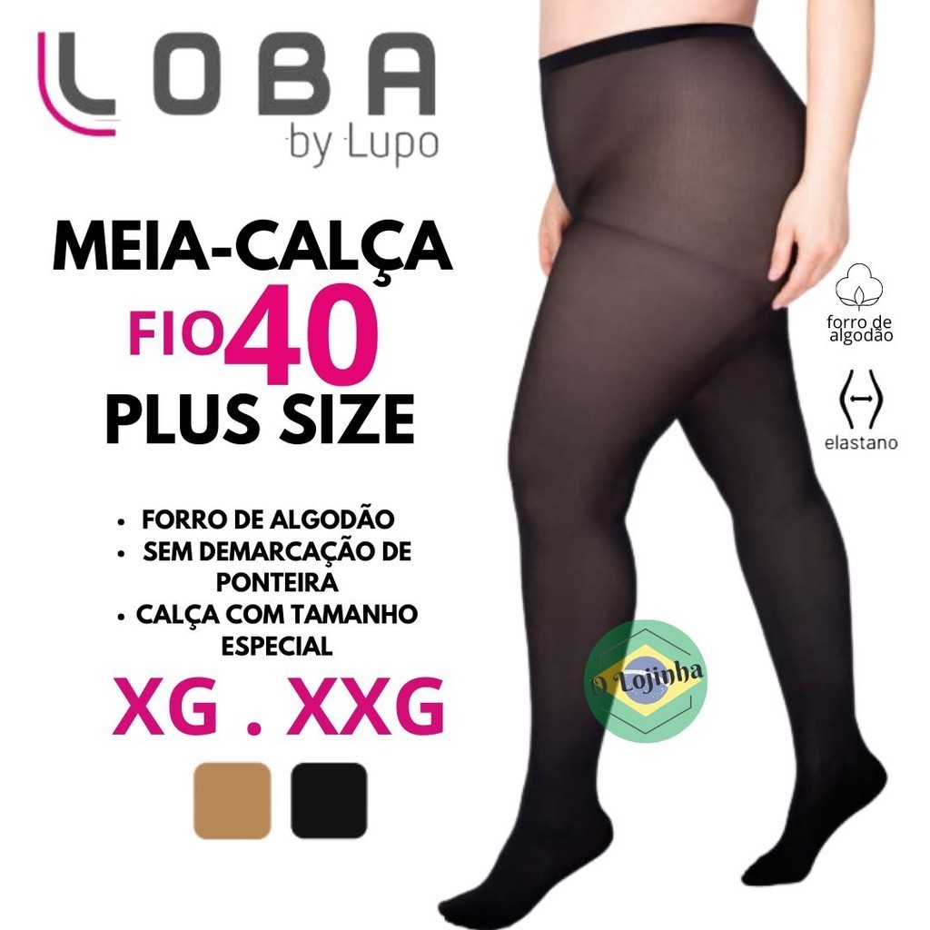 Meia Calça Fio 40 Loba