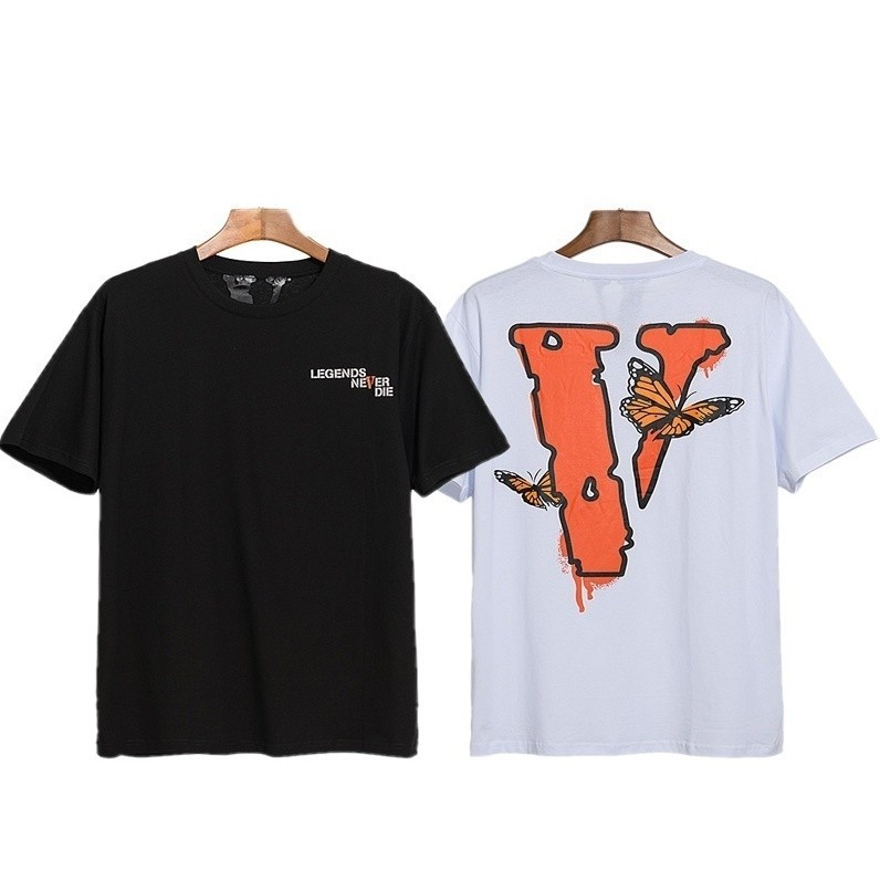 Camiseta Vlone Grande Borboleta Camisa V Blusa Moda Skatista Rap