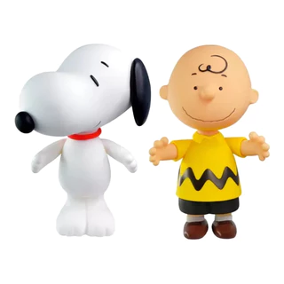 Boneco de Vinil 20cm Desenho Snoopy Articulado - Lider
