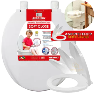 Assento Sanitário Tampa Vaso Oval Amortecedor Soft Close Deca Celite Icasa Incepa