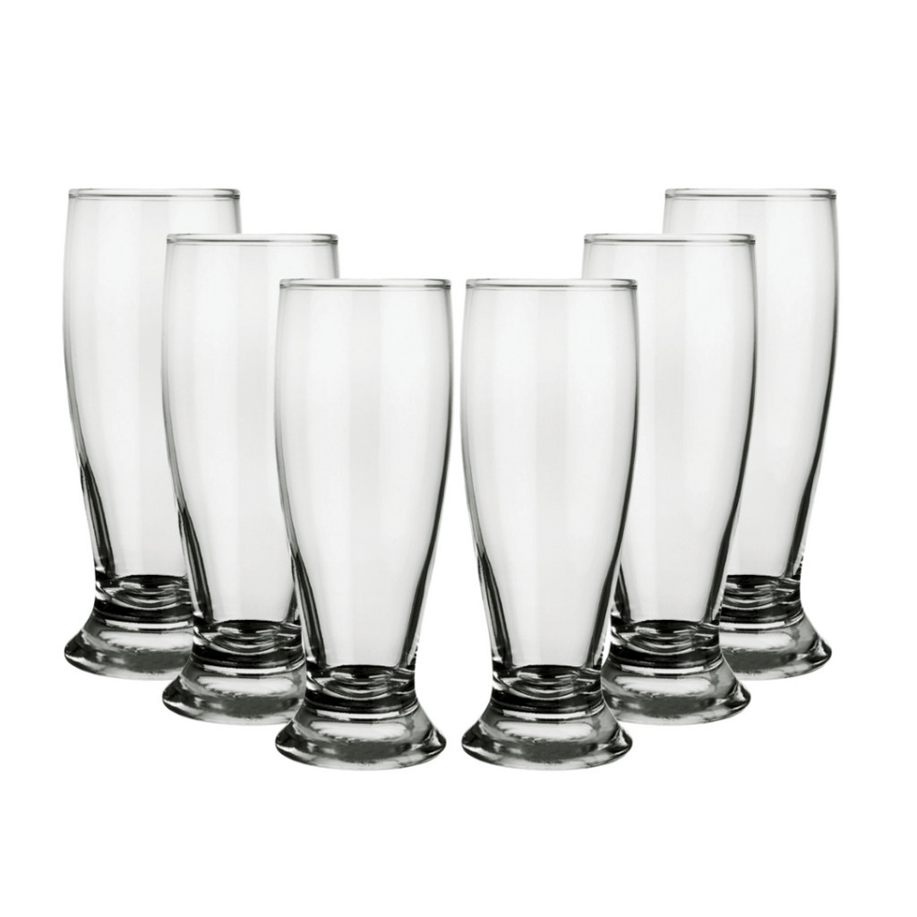Jogo 6 Copos Cerveja Copo Long Drink Tulipa Copo de Vidro