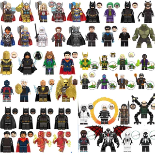 Brinquedos Montados Thor Valkyrie Star-Lord Minifigures Vingadores Marvel nano Modelo Boneca