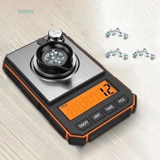 Balança Digital Eletrônica De Alta Precisão WMES1 , Profissional 0,001g , Milligrama Portátil Com 50g De Pesos De Calibração Multi-Funções De Bolso Para Casa
