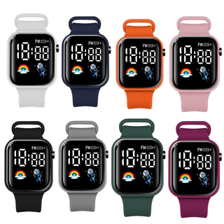 Novo Astronauta Crianças Relógios LED De Moda Praça Estudantil Relógio Digital Kids WH0511-55