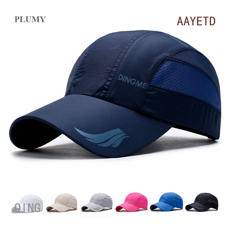 QJZB1 Boné Unisexo De Beisebol Chapéu De Verão De Secagem Rápida Sol De Esportes Ao Ar Livre Casual Respirável
