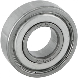 Rolamento rígido de esfera - 6204-ZZ - Vonder