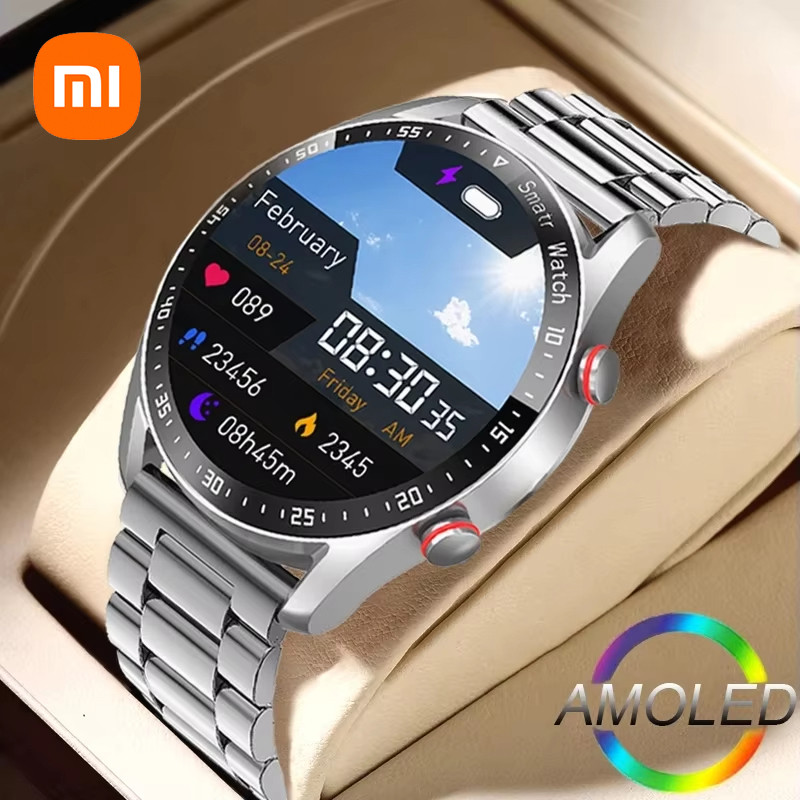 Xiaomi ECG + PPG Chamada Bluetooth Relógio Inteligente Masculino Laser ...