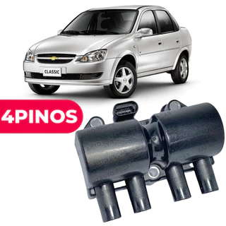 Bobina De Ignição Corsa 1.0/1.4/1.6 Mpfi 8/16V 4 Pinos 99